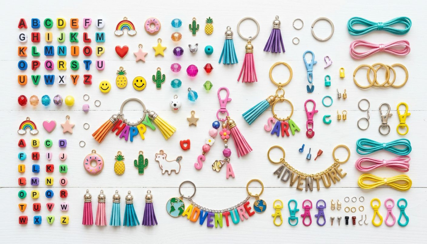 Découverte des options de personnalisation pour un porte-clés unique